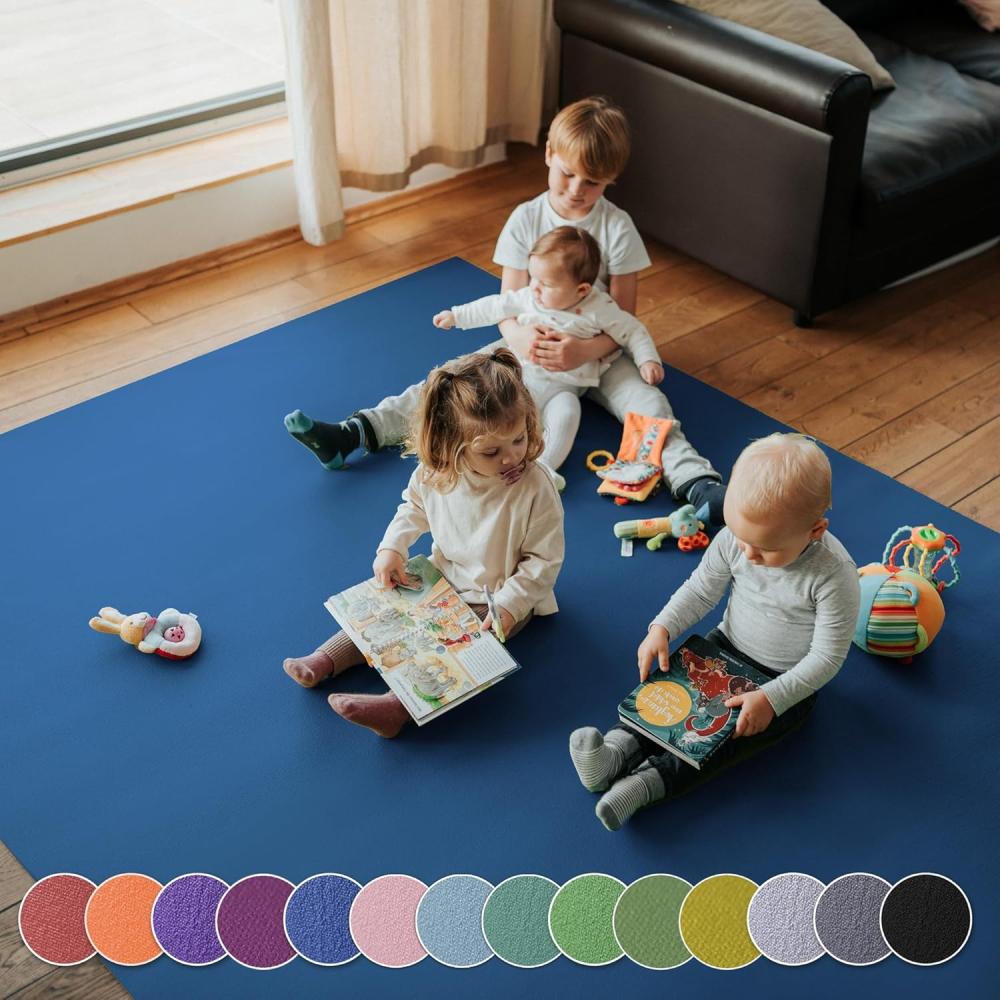 Krabbelunterlage SanoSoft XXL \"made in Germany\" - Öko-Tex 100 240x460 cm Blau Bild 1