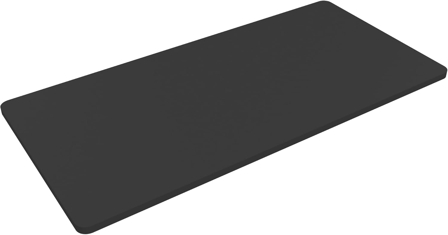 Flexispot stabile Tischplatte 120x60 cm 2,5 cm stark - DIY Schreibtischplatte Bürotischplatte Spanholzplatte (Schwarz, 120x60 cm) Bild 1