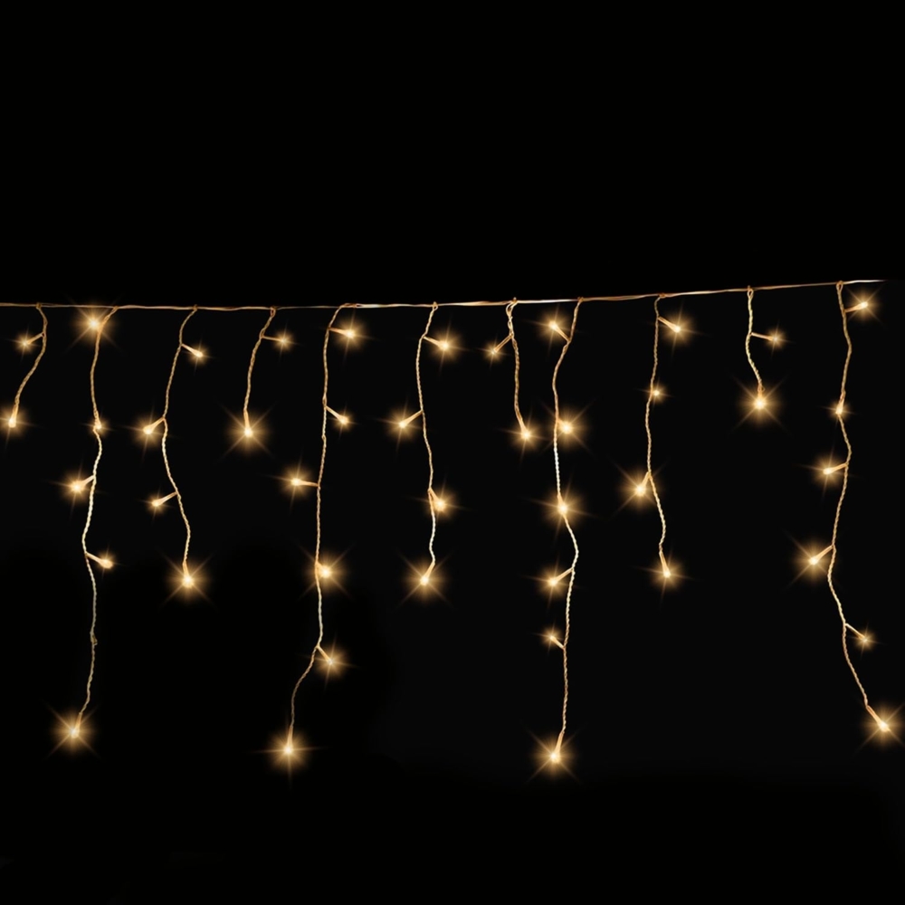 Gartenpirat LED-Lichterkette Eisregen LED-Beleuchtung Weihnachtsdeko für außen mit Timerfunktion, 4,2 m Bild 1