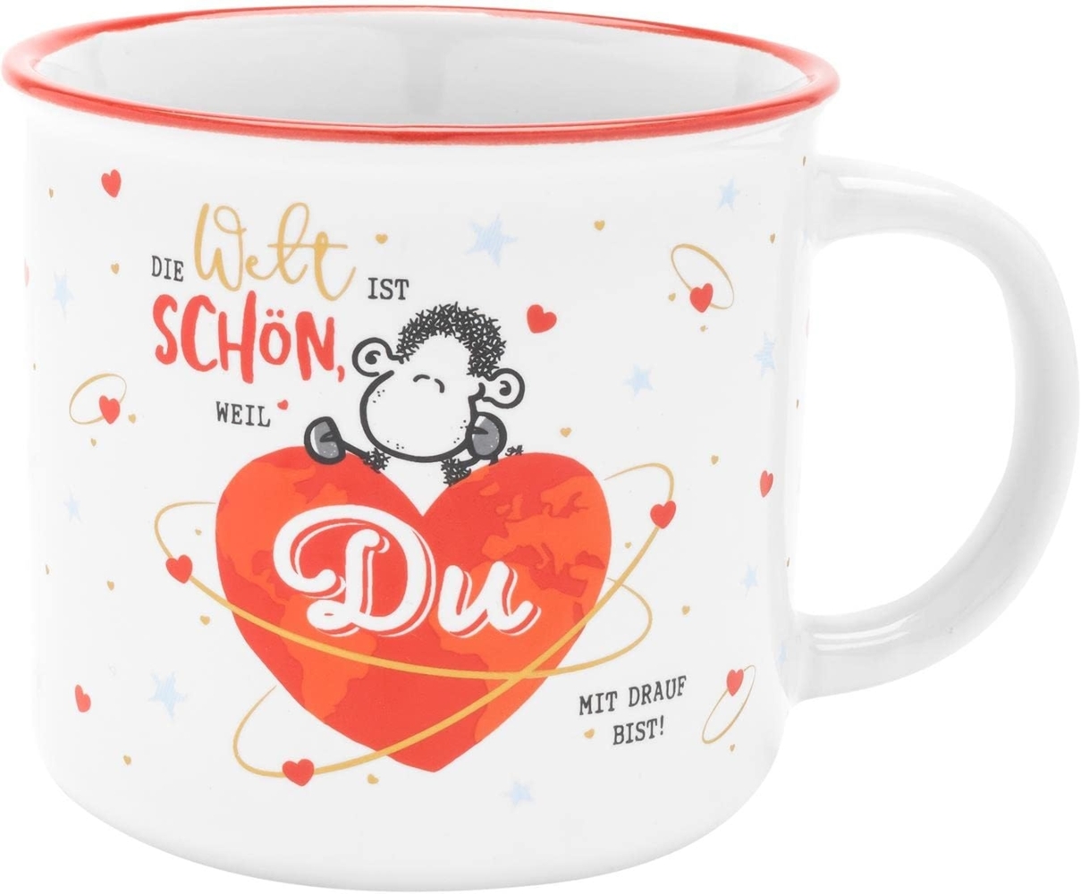 Sheepworld Tasse Sheepworld Tasse Kaffeetasse Teetasse 38cl für Lieblingsmenschen Welt, Material: Steinzeug Bild 1