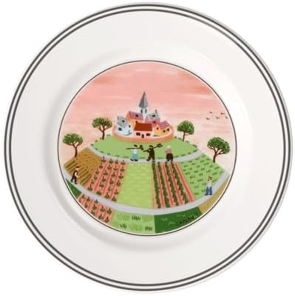 Villeroy & Boch Design Naif Brotteller ø 17 cm Dörfchen - DS Bild 1