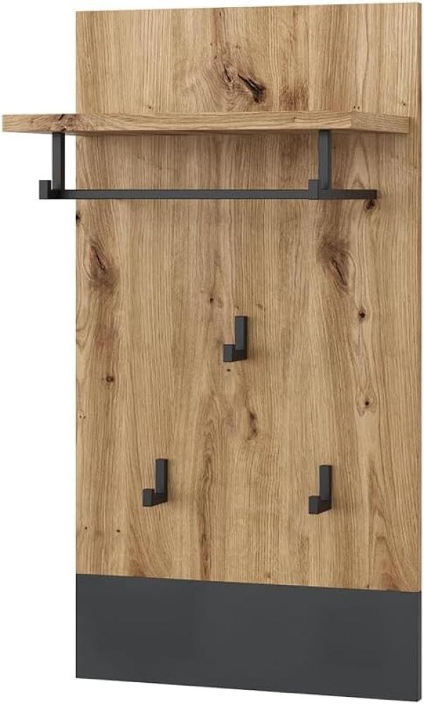 Vicco Wandgarderobe Selena Eiche Anthrazit 44 x 83 cm Bild 1