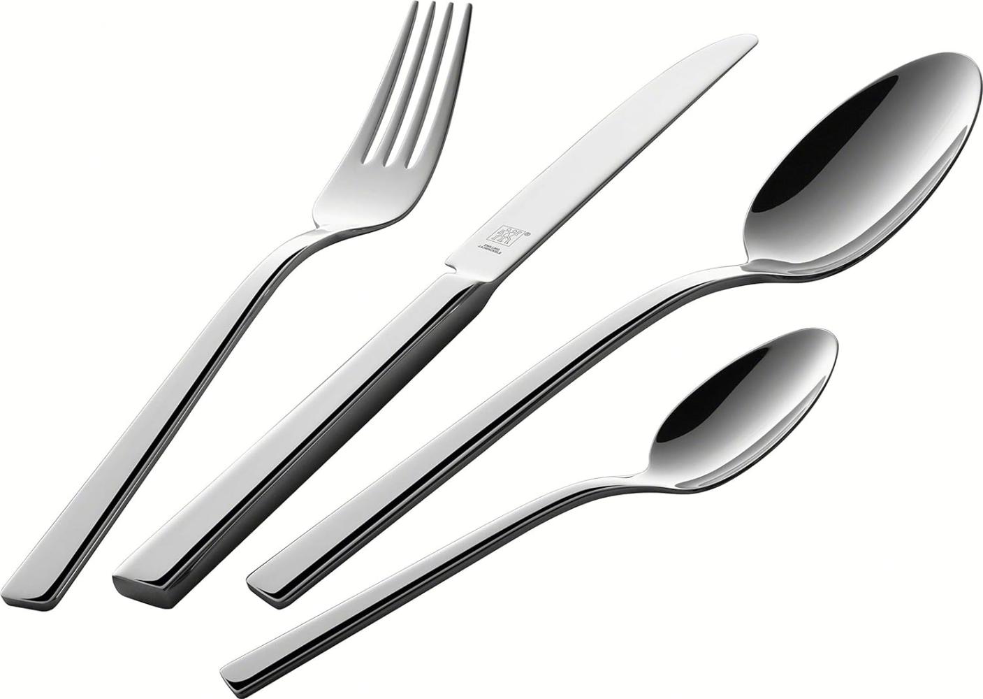 Zwilling Besteckset King 42 teilig poliert Silber Edelstahl Schlicht Bild 1