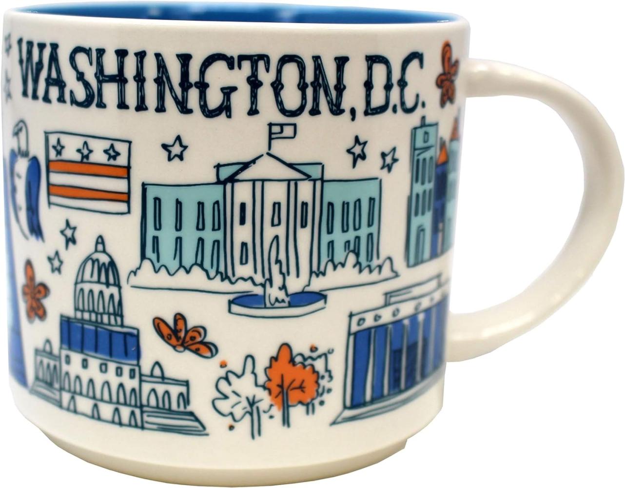 Starbucks Kaffee 2018, Been There Serie, Washington DC Tasse, 14 ounce mit Geschenk Box Bild 1