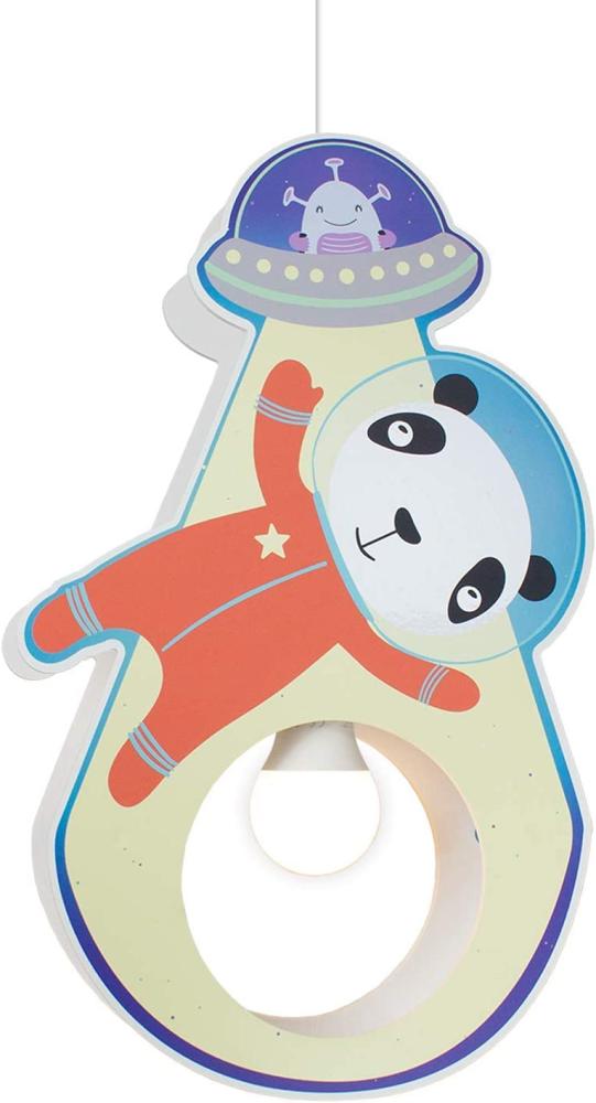 Elobra No. 137994 Pendelleuchte Little Astronauts Panda 1-flammig Blau Bild 1