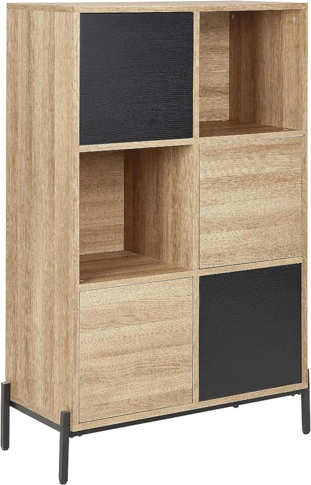 Bücherschrank Heller Holzfarbton MOINES Bild 1