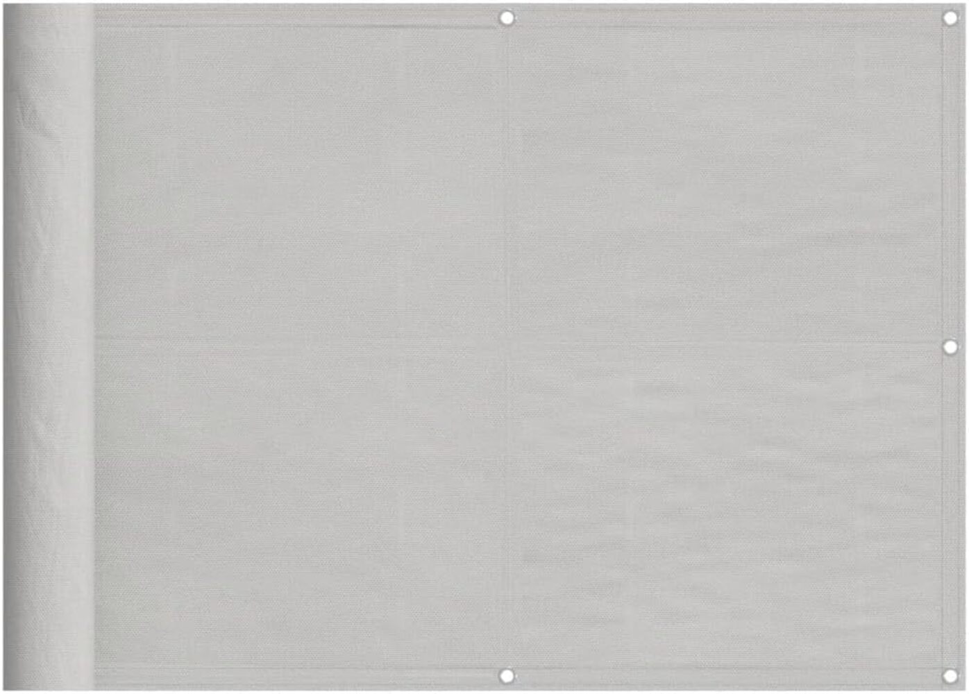 Balkon-Sichtschutz Hellgrau 75x1000 cm 100 % Polyester-Oxford Bild 1