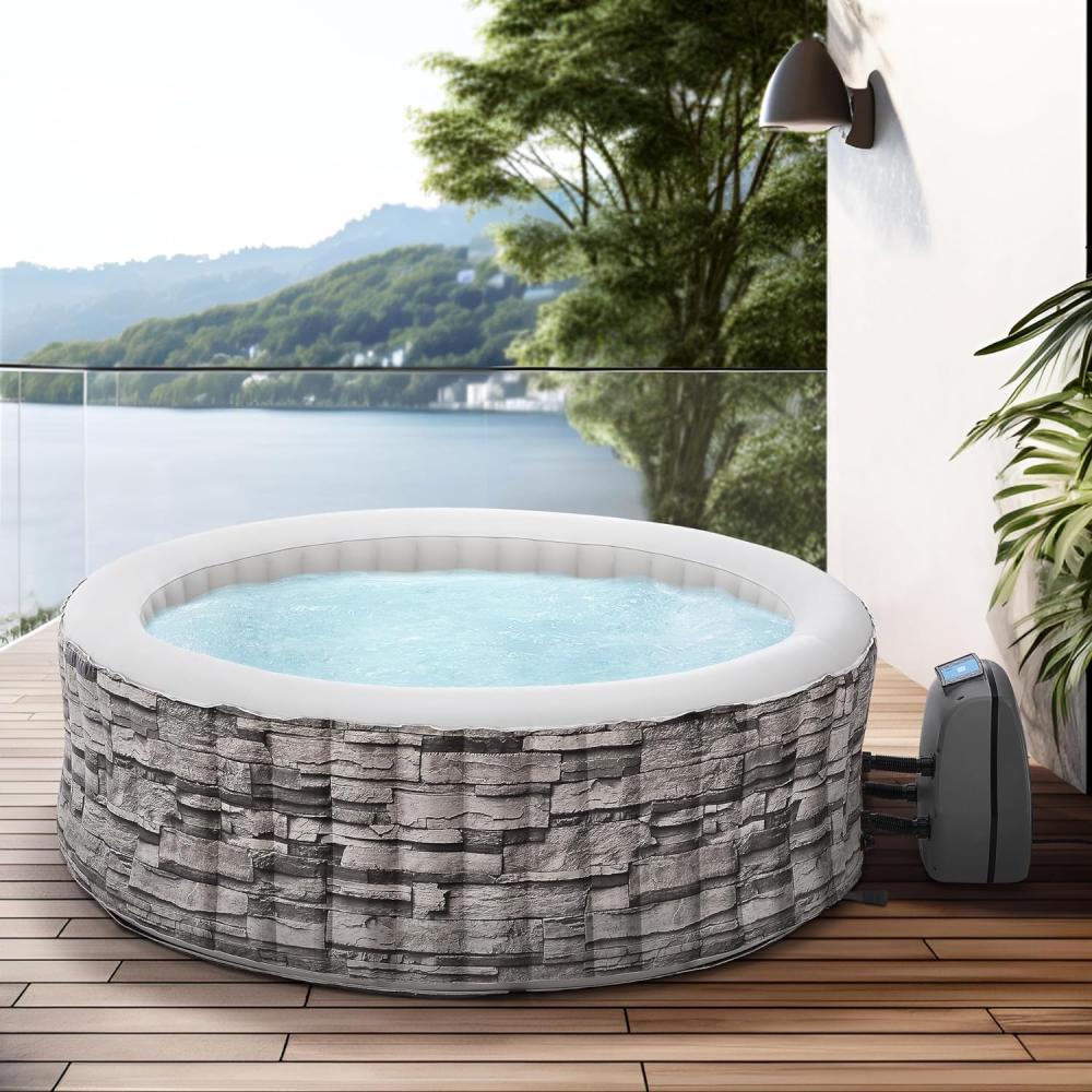 Aufblasbarer Whirlpool Carosino 204x70 cm [pro. tec] Bild 1