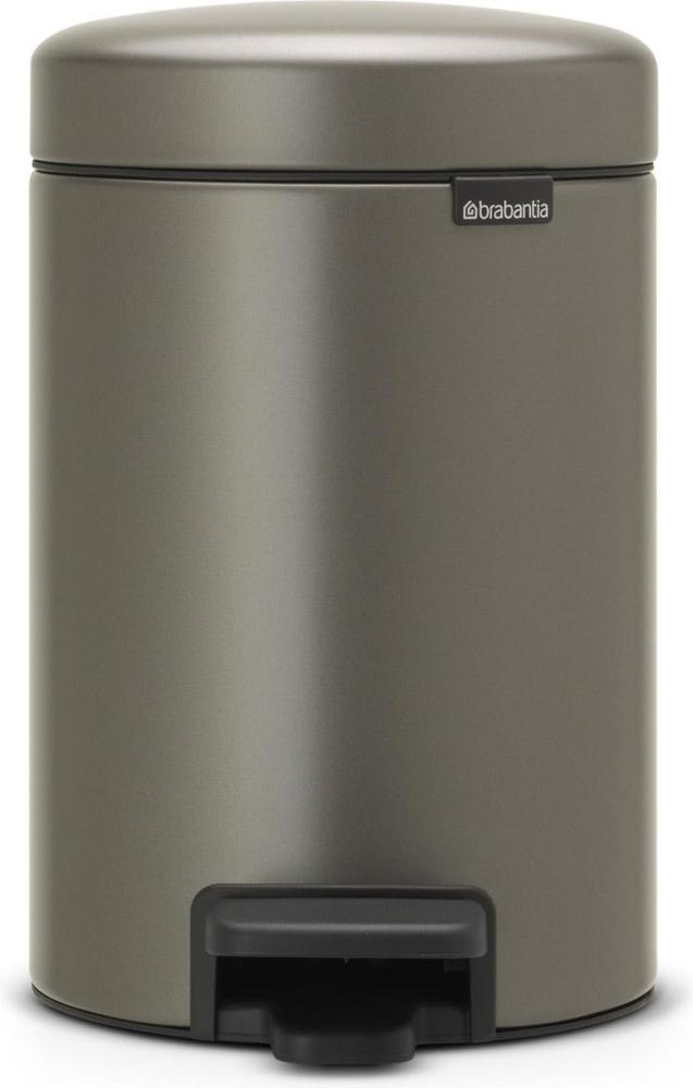 Brabantia 'NewIcon' Treteimer, Platinum, 3 Liter Bild 1