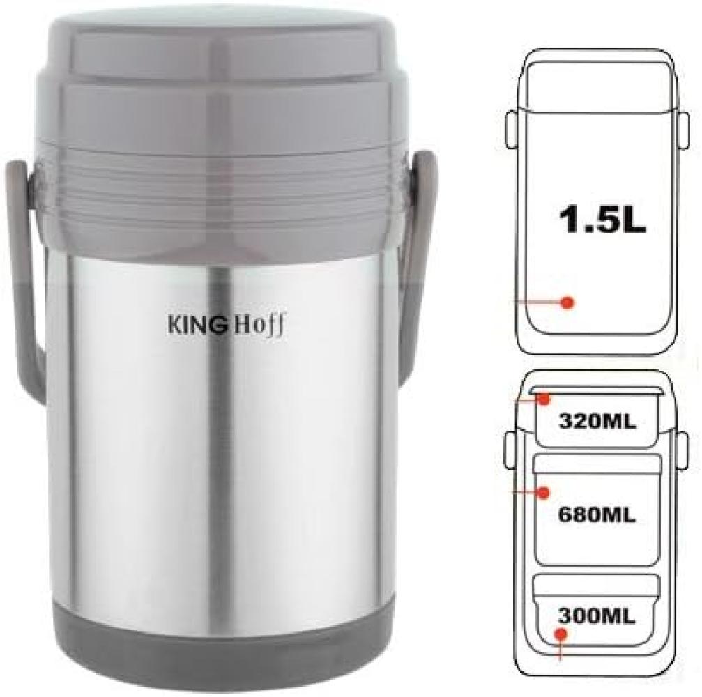 Kinghoff Kinghoff Thermoskanne aus Stahl, 1,5 l, KH4075 Bild 1