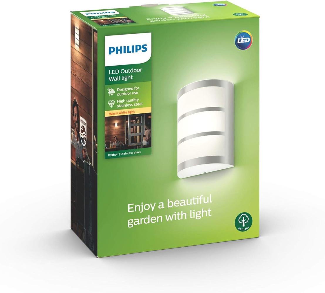 Philips Python Wandleuchte inox 1x6W 230V Bild 1