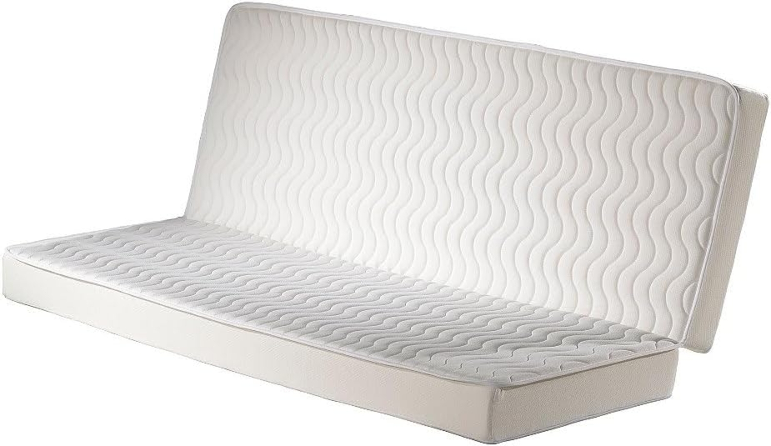 Vente-unique - Matratze für Schlafsofa Klappsofa - 1 Zone - Härtegrad 2 - 130 x 190 cm - Stärke 16 cm - ROOMIE von YSMÉE Bild 1