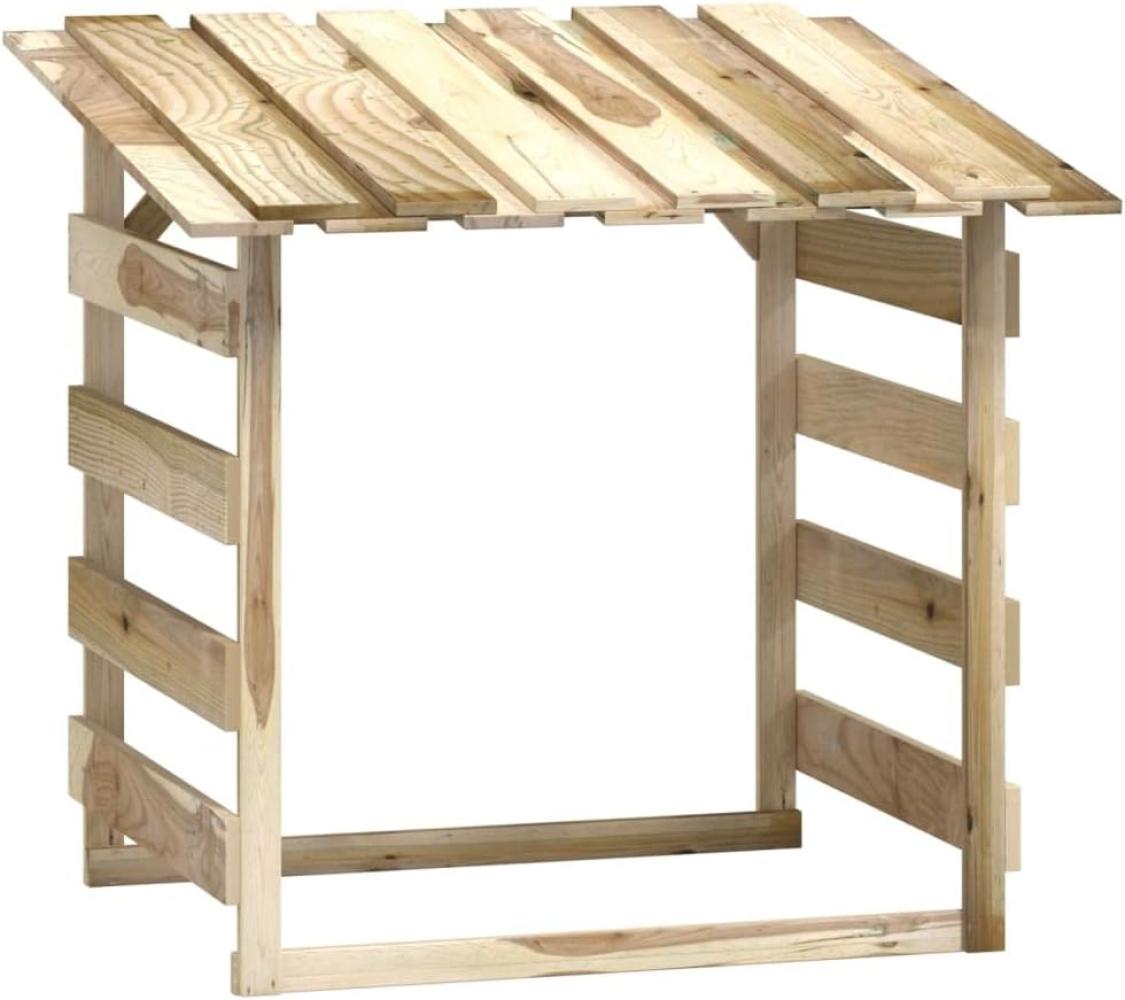 Pergola mit Dach 100x90x100 cm Imprägniertes Kiefernholz Bild 1