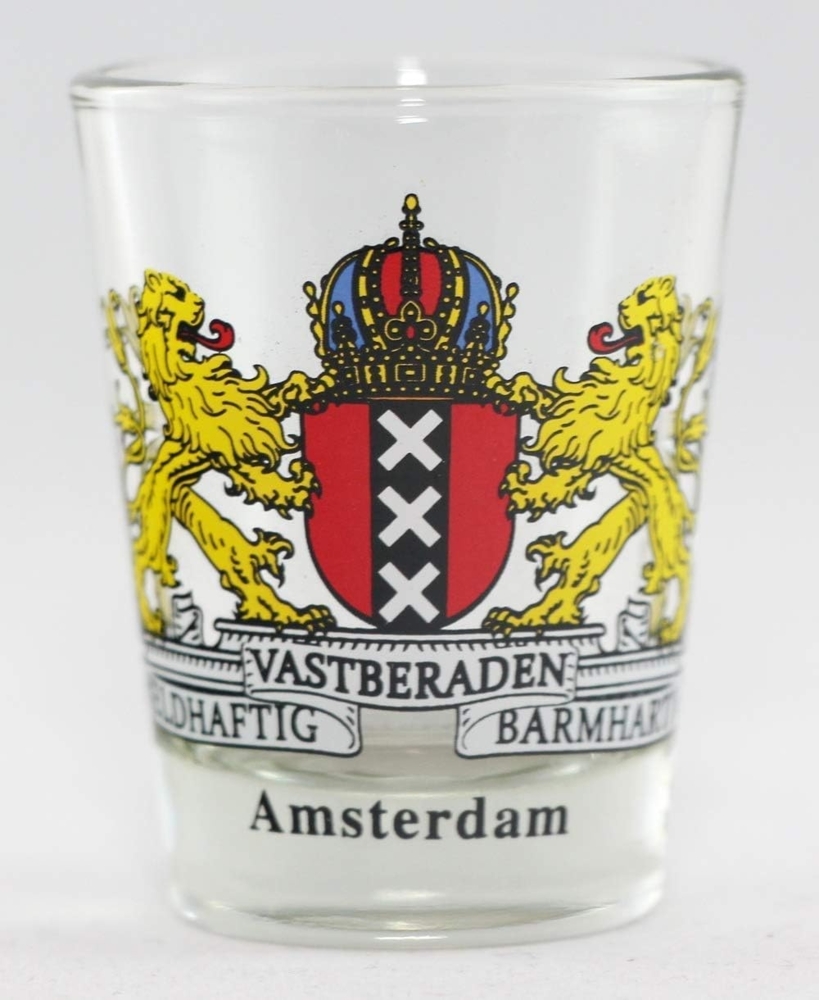 Amsterdam Netherlands Coat Of Arms Shot Glass Shotglass Bild 1