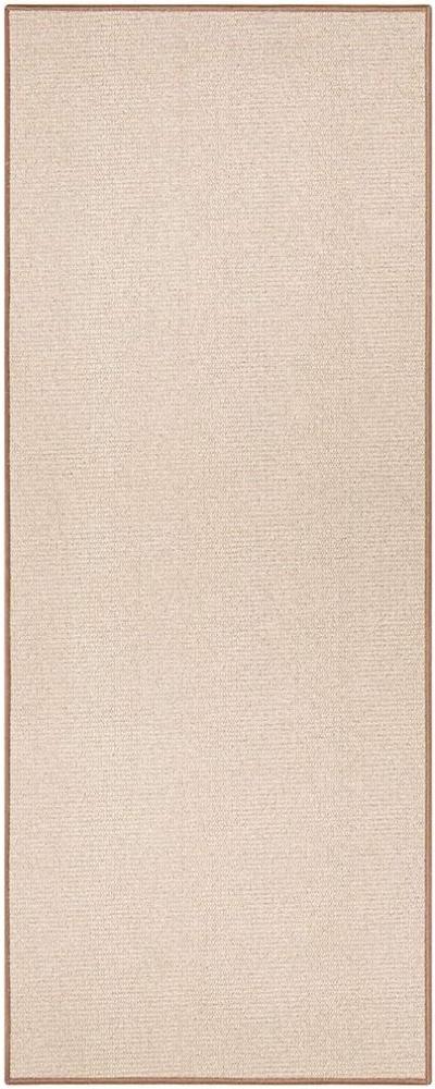 Schlingen Läufer Bouclé Beige - 80x300x0,5cm Bild 1