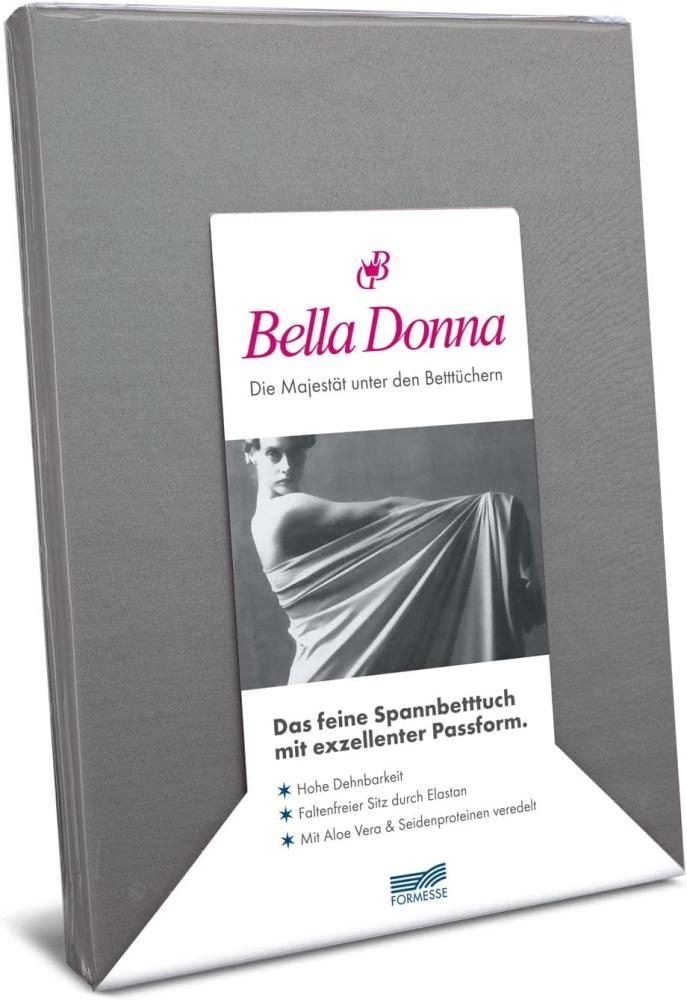 Formesse Bella-Donna Jersey Spannbettlaken|90x190 - 100x220 cm| hellanthrazit Bild 1