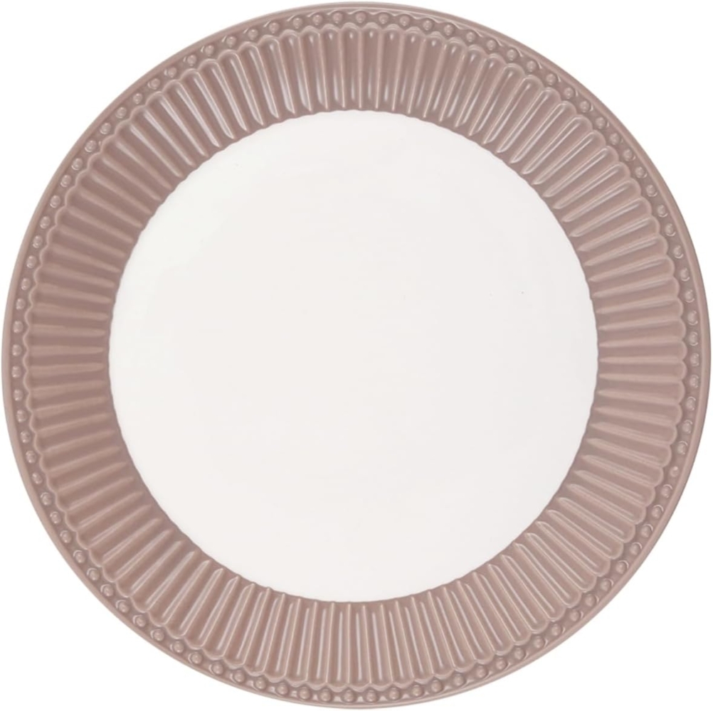 Greengate Teller Alice Hazelnut Steingut Braun 23cm Bild 1