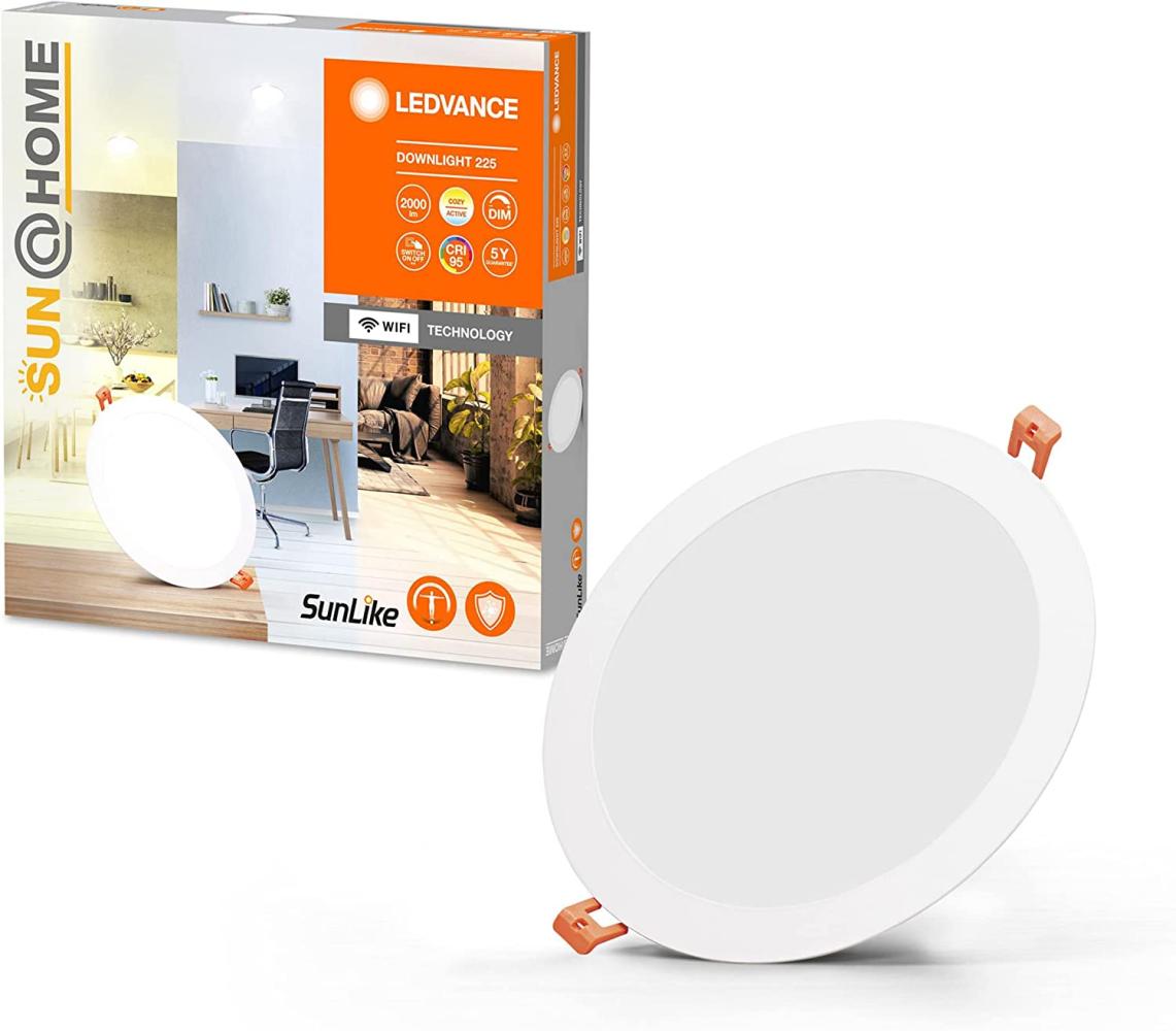 LEDVANCE SMART+ Sun@Home Downlight 225mm 2300lm 22W TW WiFi Bild 1