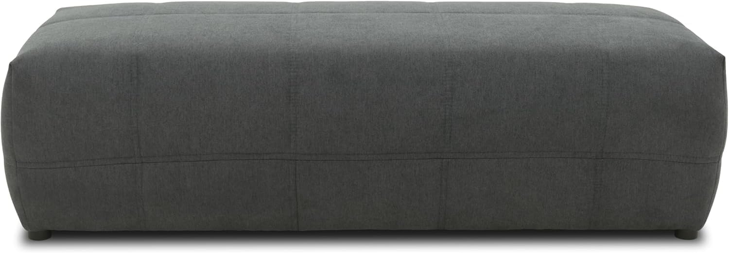 DOMO Collection Brandon Hocker, Sitzhocker, Fußhocker, dunkelgrau, 150 x 60 x 40 cm Bild 1