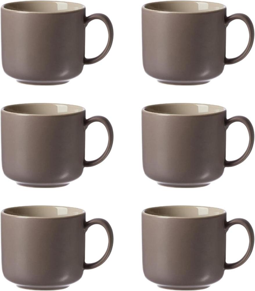 Ritzenhoff & Breker JASPER Kaffeetasse 240 ml taupe 6er Set Bild 1