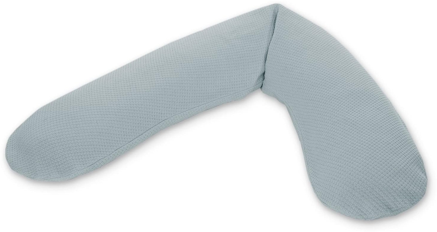 Bezug für das Original Theraline Stillkissen Nebelblau Feinstrick Bild 1