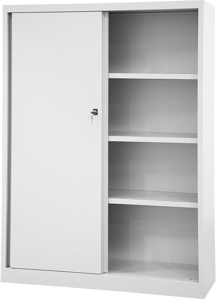 Bisley ECO Schiebetürenschrank ECO 645 lichtgrau - 67,240 kg Bild 1