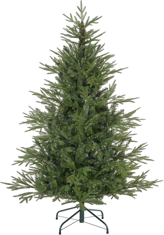 HOMCOM Künstlicher Weihnachtsbaum Christbaum mit 1724 Zweigen, Tanne, 95 x 95 x 150 cm Bild 1