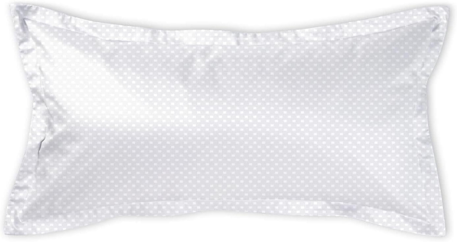 Curt Bauer Mako-Brokat-Damast Bettwäsche Livorno | Kissenbezug einzeln 40x80 cm | weiss Bild 1