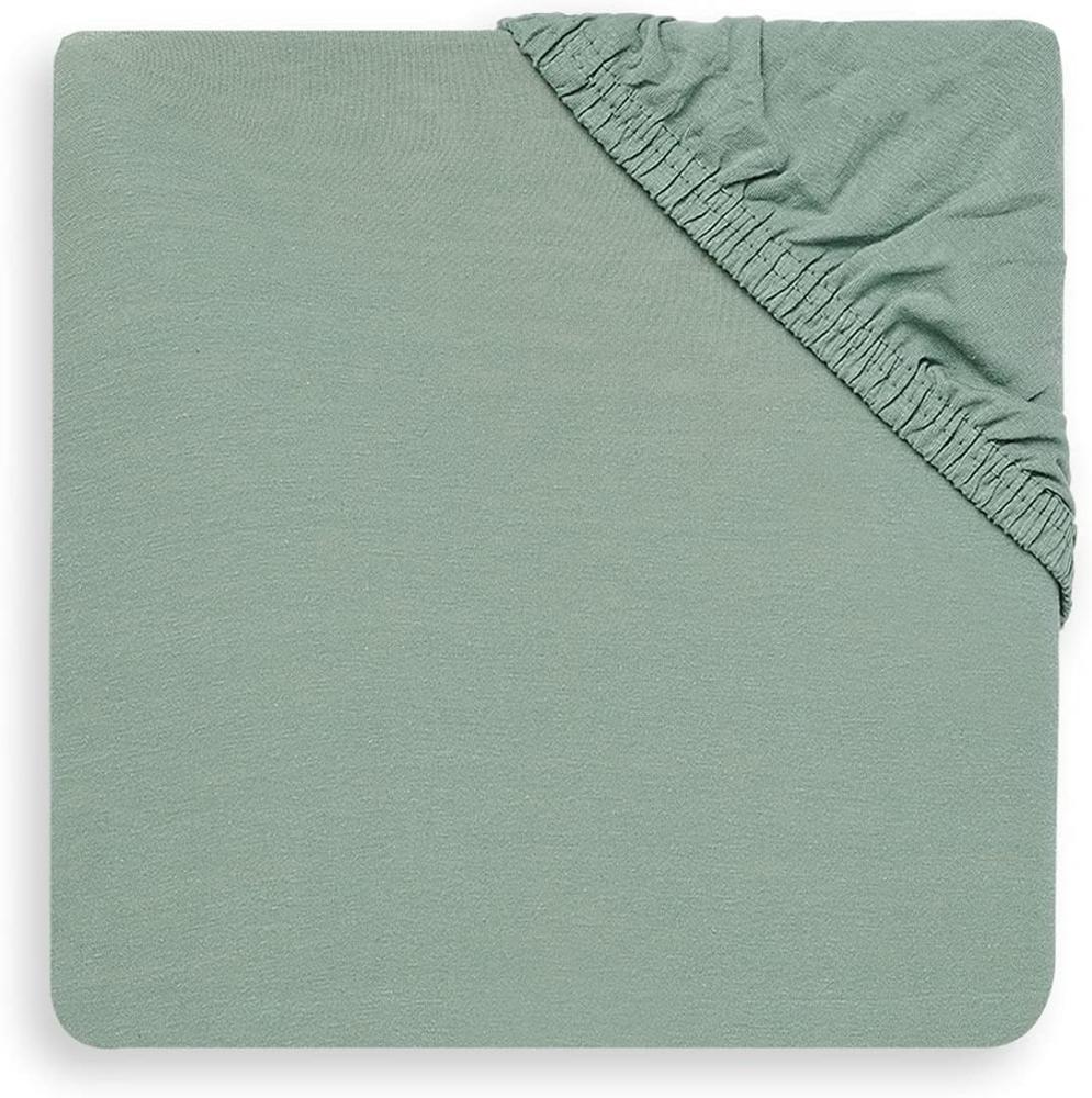 Jollein Jersey Spannbettlaken Ash Green 40 x 80 / 90 cm Grün Bild 1