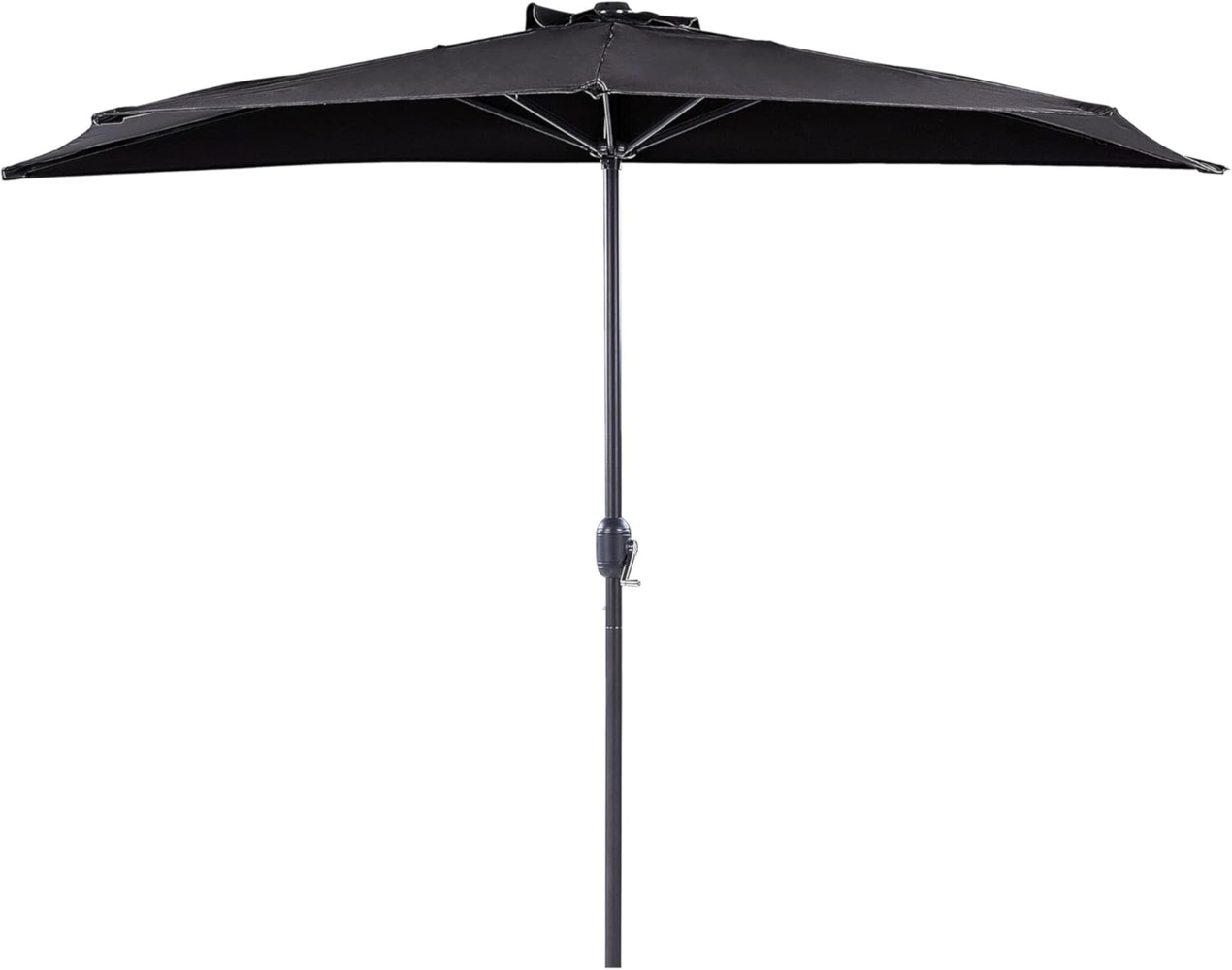 Sonnenschirm halbrund 270 x 100 x 235 cm schwarz GALATI Bild 1
