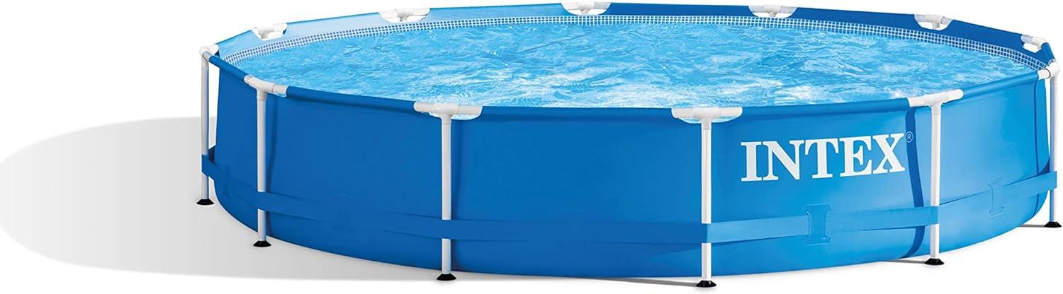 INTEX Swimming Pool Metal Frame 366x76cm + Pumpe 28212 GS Bild 1