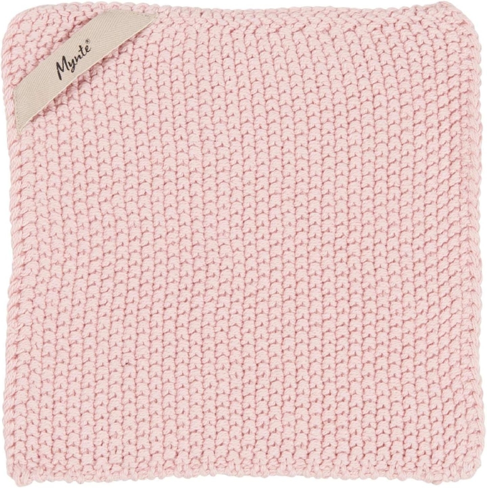 Ib Laursen - 2 Stück Topflappen Mynte Rosa Strick (6350-07) Küchenhandschuh Bild 1