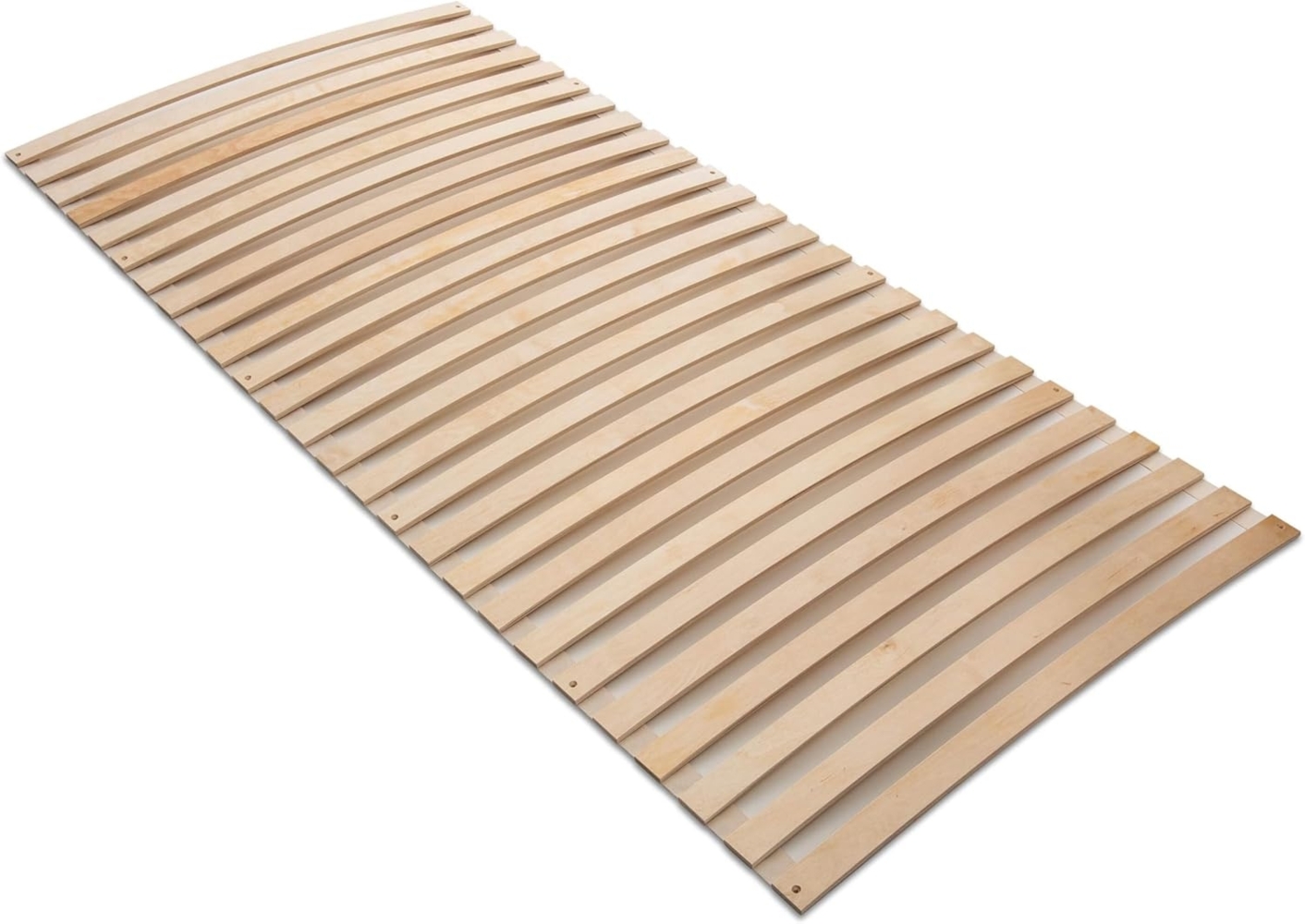 Madera Natura – Federleisten Rollrost aus Birkenholz, sehr stabil, auch für Wohnmobile etc, Größe: 120x200 Bild 1