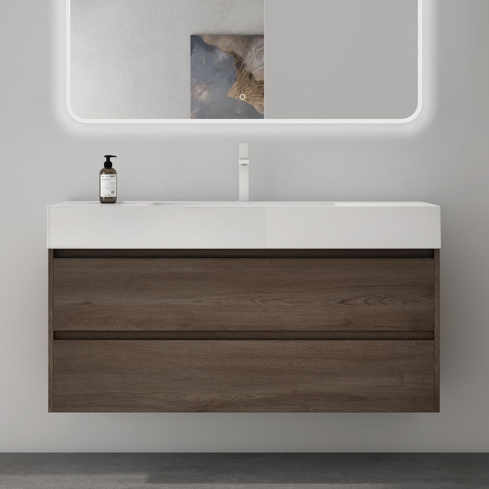 Mai & Mai Badmöbel-Set Badezimmermöbel 120cm Waschbecken Waschtisch mit Unterschrank Deep Bild 1