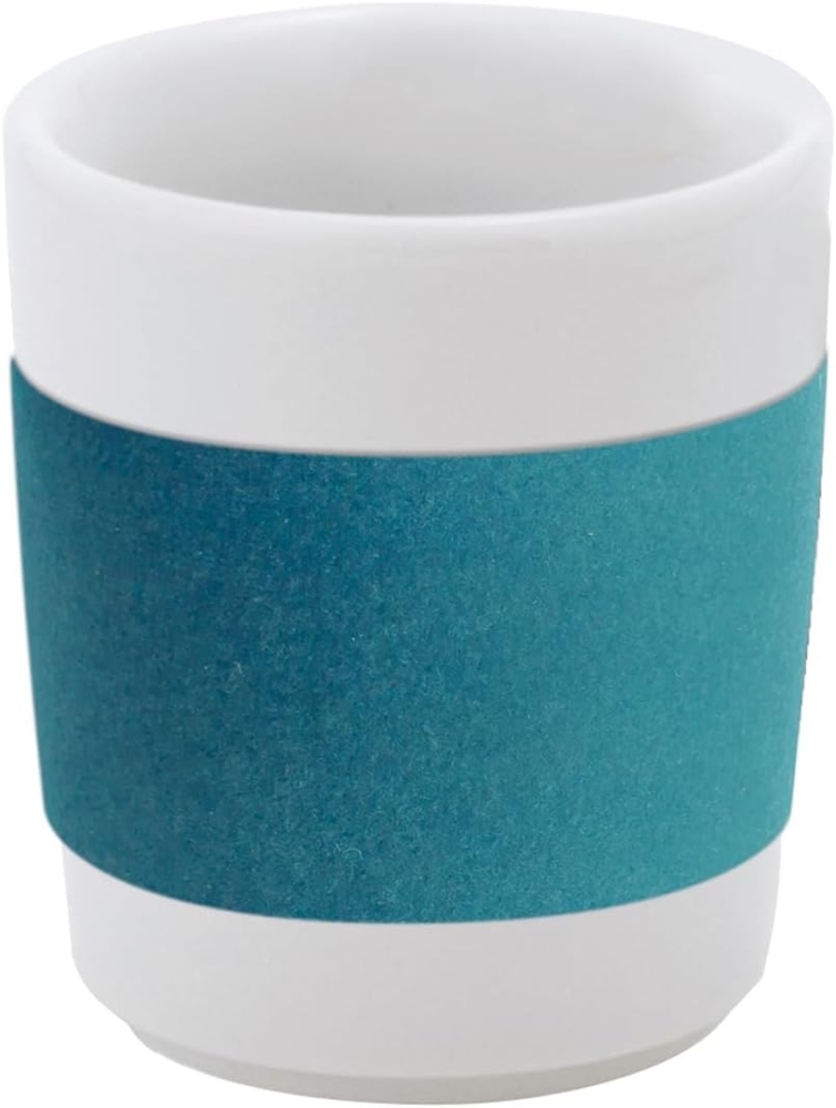 KAHLA Becher touch! henkelloser Becher mit Samt-Banderole, 1-tlg, Porzellan, Made in Germany Bild 1