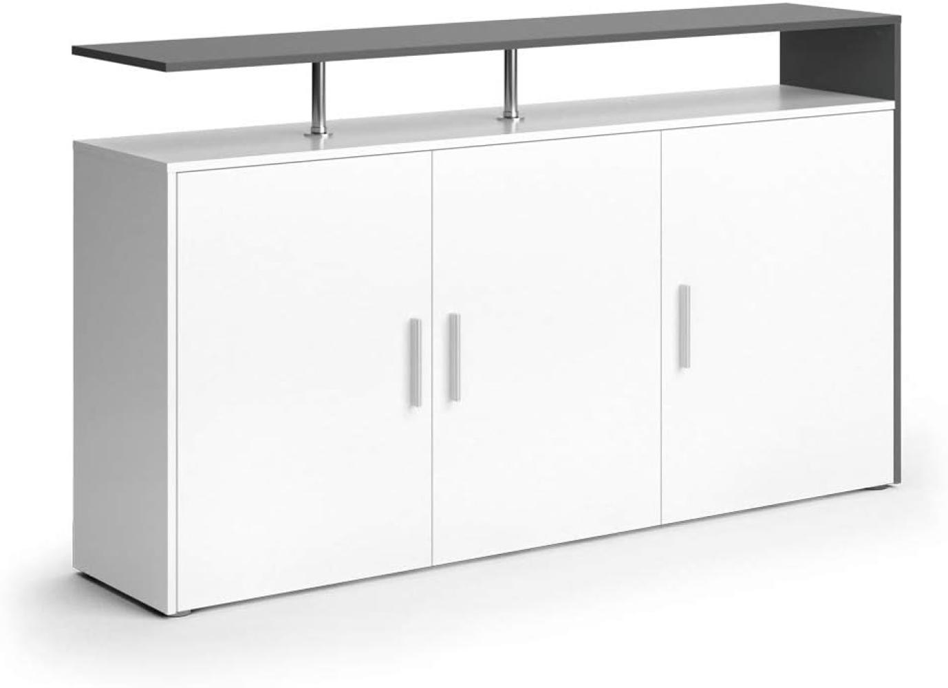 VICCO Sideboard Amato Kommode Schrank Weiß Anrichte Fernsehschrank TV Bild 1