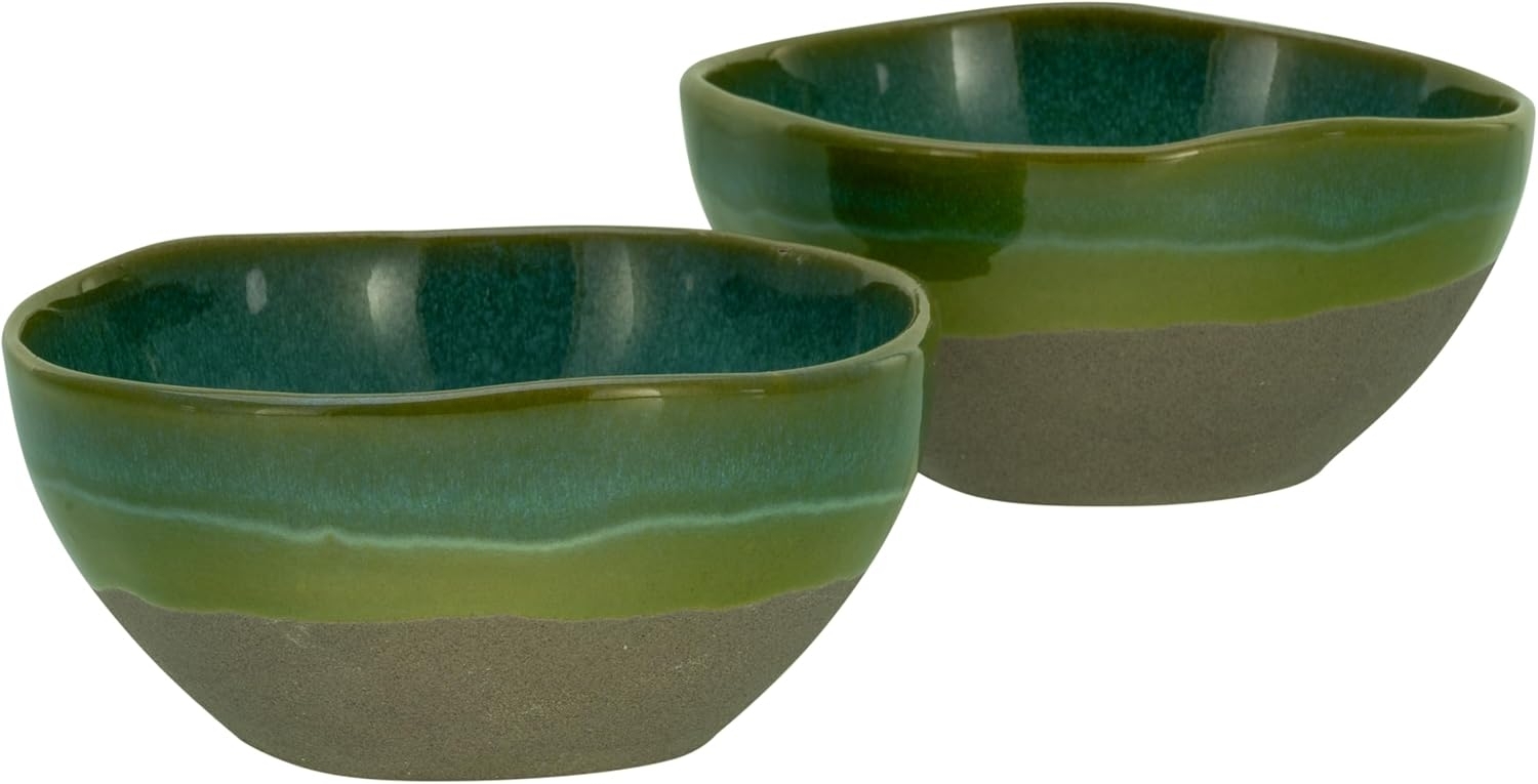 CreaTable Schale Basalt Bio Oliv Poke Bowl 2-tlg, Steinzeug, (Set, 2-tlg) Bild 1