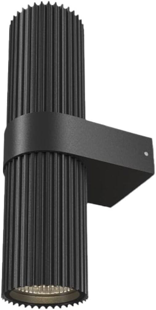 Maytoni Wandleuchte Dynamics, Mattschwarz, 2 flg, 50 W, 10,6 x 6 x 23 cm (LxBxH) Bild 1