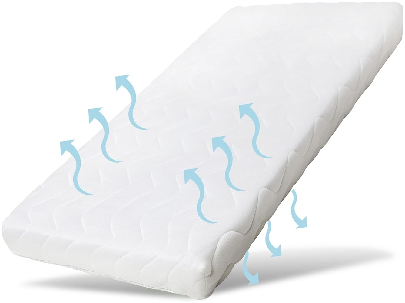 Ehrenkind® Kindermatratze Pur | Baby Matratze 90x190 | Babymatratze 90x190 aus hochwertigem Schaum und Hygienebezug Bild 1