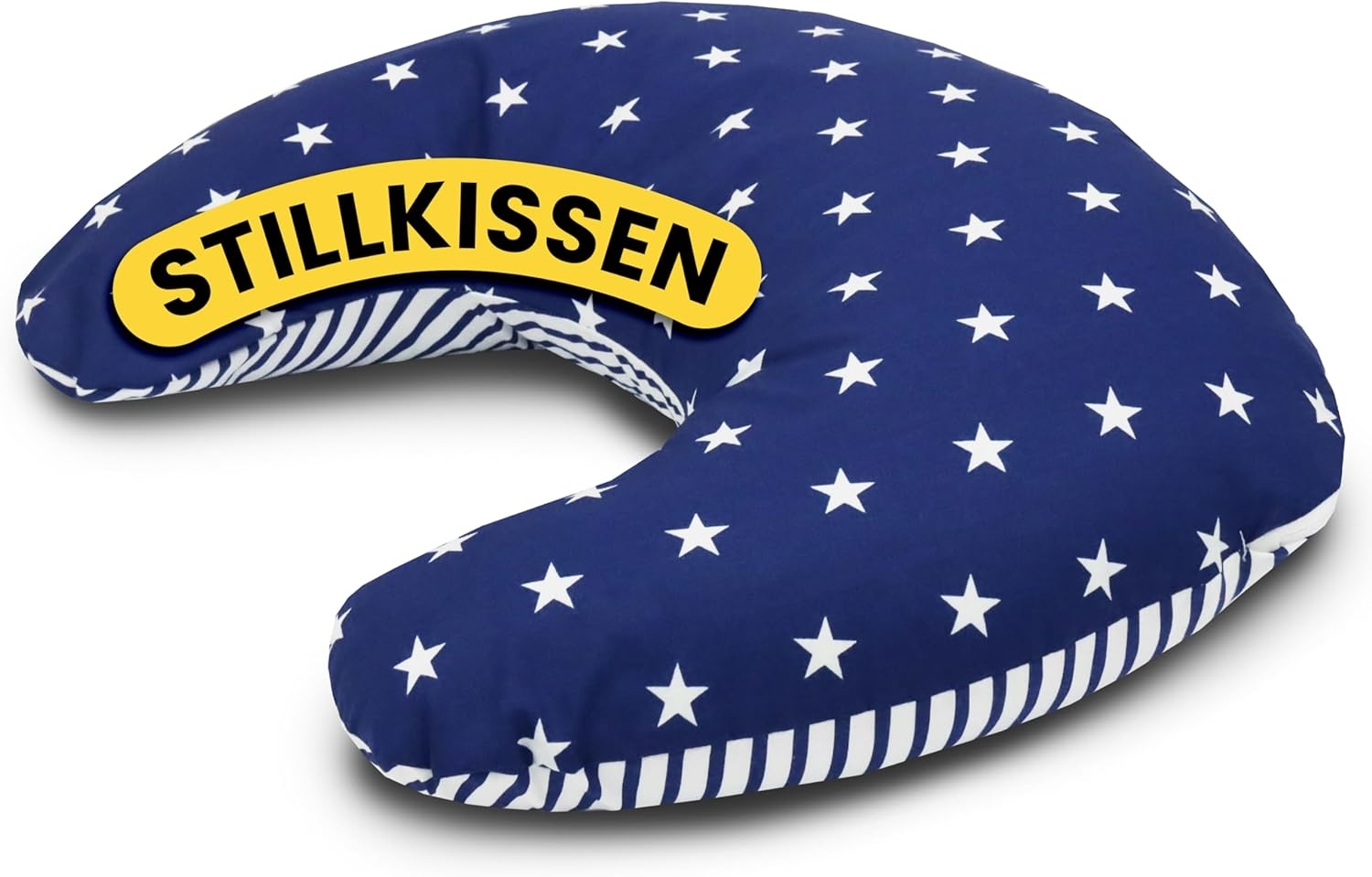 Amilian Stillkissen Lagerungskissen - Seitenschläferkissen - Stillkissen klein, Schwangerschaftskissen zum Schlafen, pregnancy pillow mit Füllung (60x42 cm), für Mütter und Babys Bild 1
