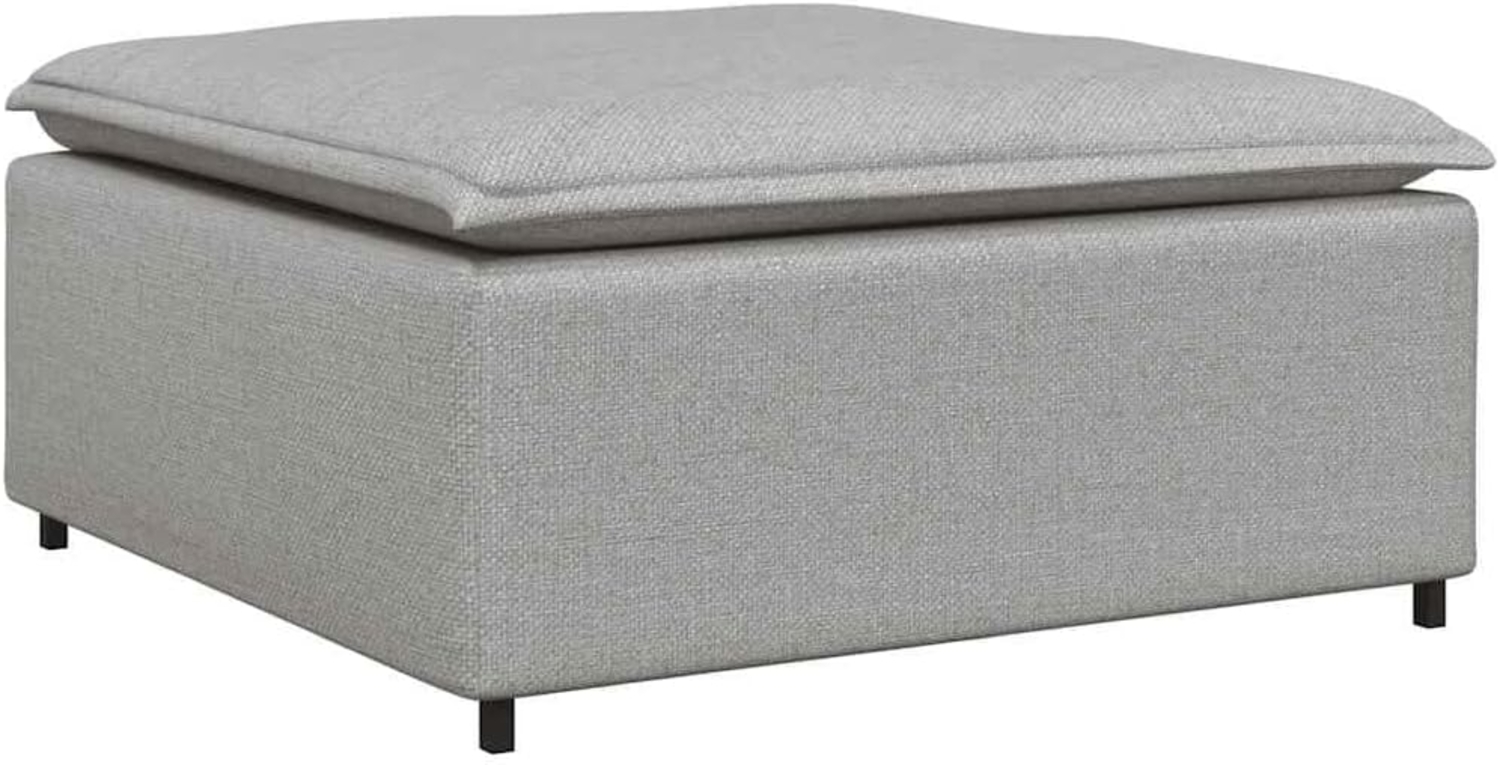 vidaXL Modulares Sofa-Fußhocker-Modul Wolkengrau 100 x 100 x 48 cm 4104486 Bild 1