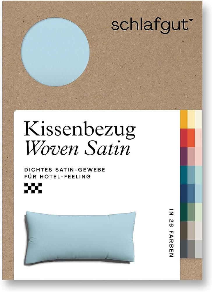 Schlafgut Kissenbezug Woven Satin aus Mako-Baumwolle, langlebig, pflegeleicht, dicht gewebt, (1 Stück), Kissenhülle mit Reißverschluss, passender Bettbezug erhältlich Bild 1