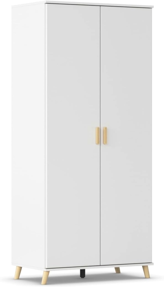 Rauch 'FALUN' Kleiderschrank Schrank in weiß und Esche Coimbra 92 cm Bild 1