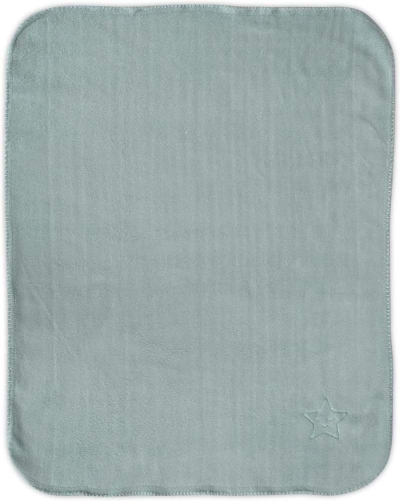 Lorelli Babydecke Polar Größe 75 x 100 cm, Kuscheldecke, Polyester, ab Geburt dunkelgrün Bild 1