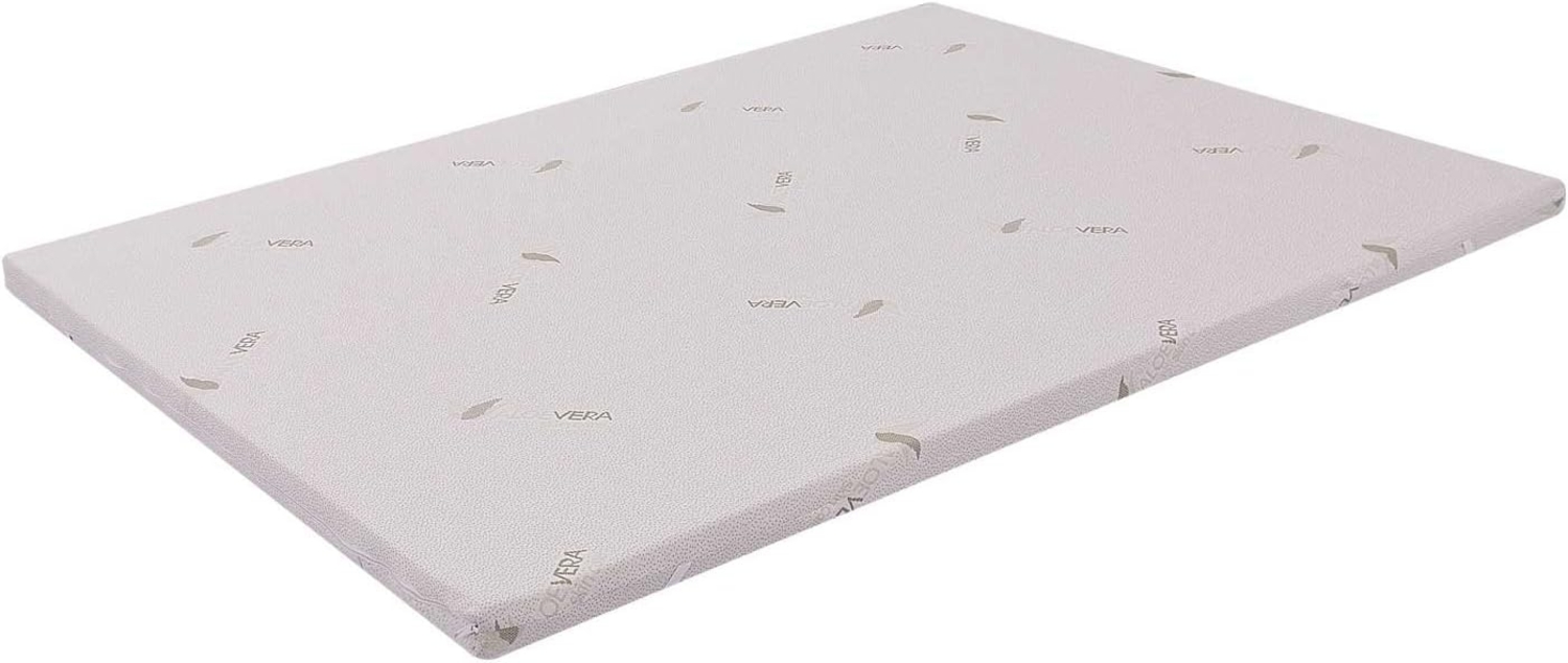 Topper aus Memory Foam 140x190 - Höhe 3 cm, Abziehba, Aloe Vera, Medizinprodukt Bild 1