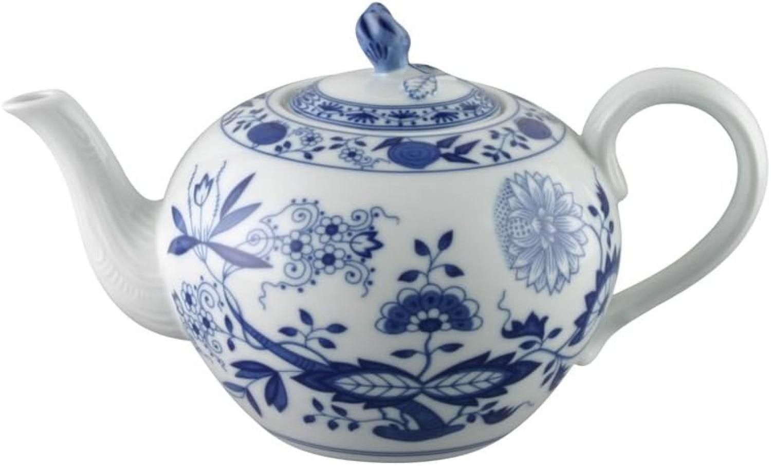 Hutschenreuther Blau Zwiebelmuster Teekanne, Servierkanne, Porzellan, 1. 35 L, 14240 Bild 1