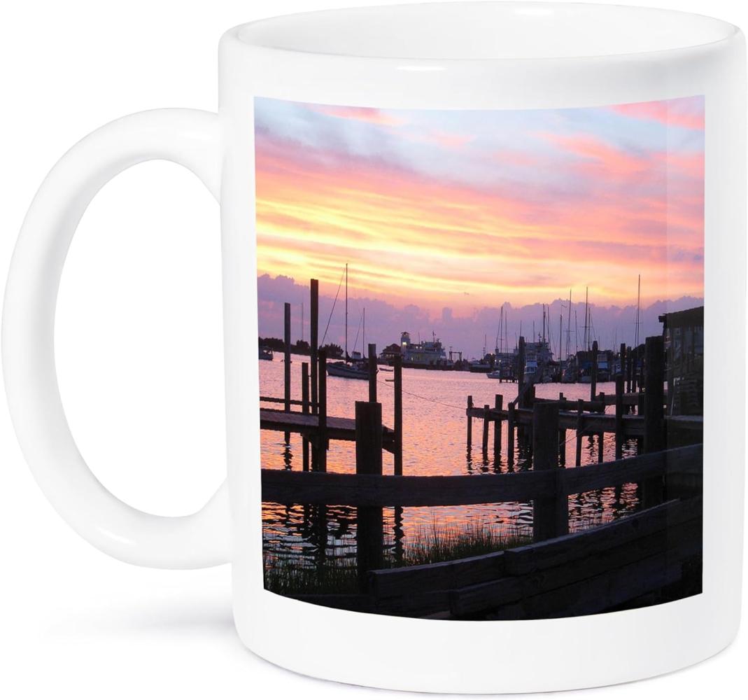 3dRose oracoke äußeren Banken Sunset Tasse, Keramik, Mehrfarbig, 11,43 x 8,45 x 12,7 cm Bild 1