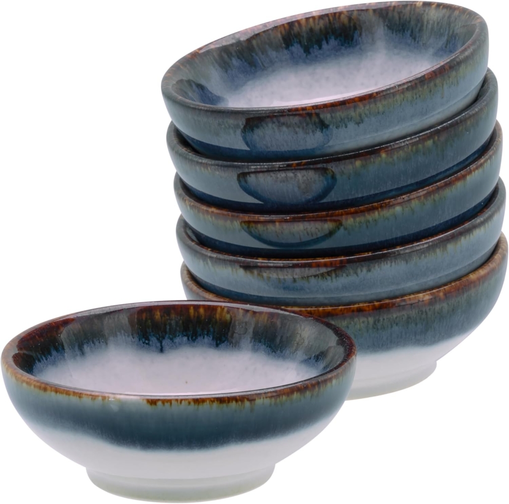 CreaTable 21812 Cascade Sojaschale Steinzeug, blau, 6-teilig (1 Set) Bild 1