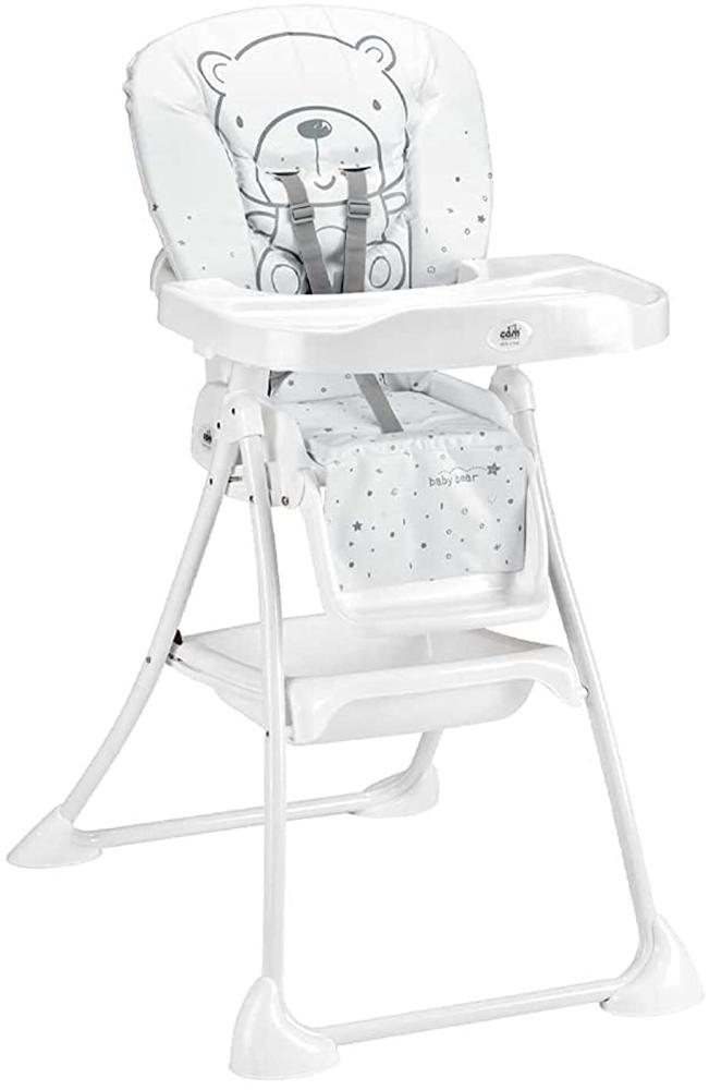 CAM Hochstuhl Mini Plus : Teddy grau Bild 1