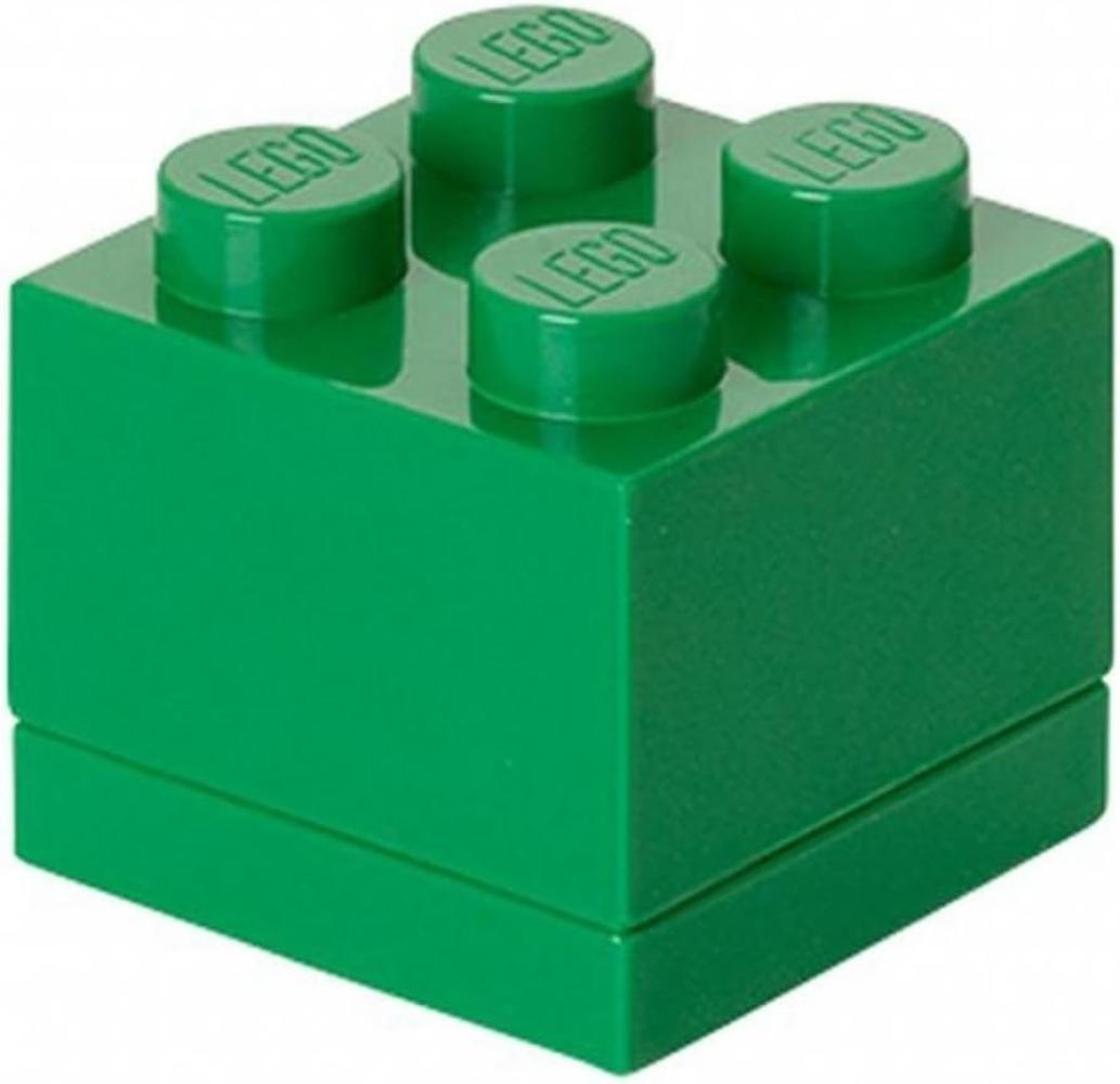 Lego 'Storage Brick' 4 Noppen 4,6 x 4,3 cm Polypropylen grün Bild 1